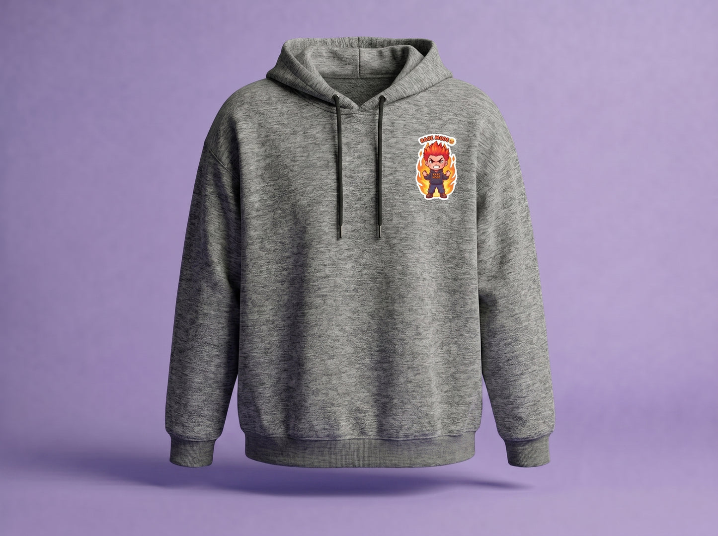 UNYURB Rage Mode Chibi Oversized Hoodie