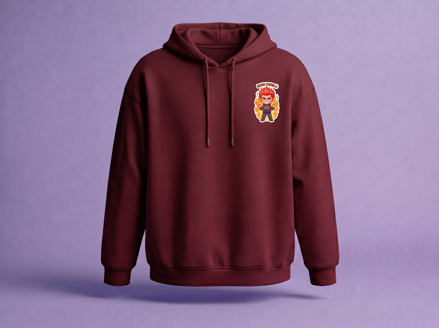 UNYURB Rage Mode Chibi Oversized Hoodie