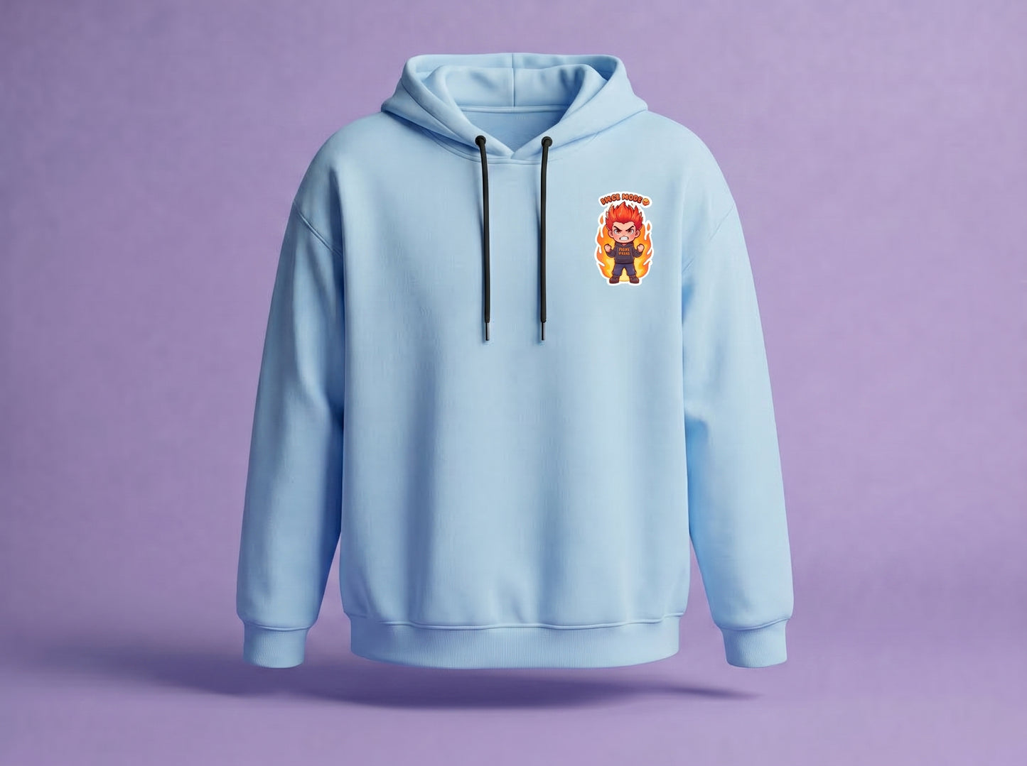 UNYURB Rage Mode Chibi Oversized Hoodie